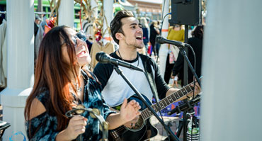 Live music performances at Pier Fest