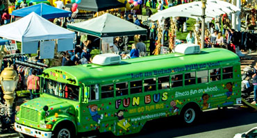 Children activities fun bus