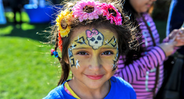 Pier Fest kids face painting